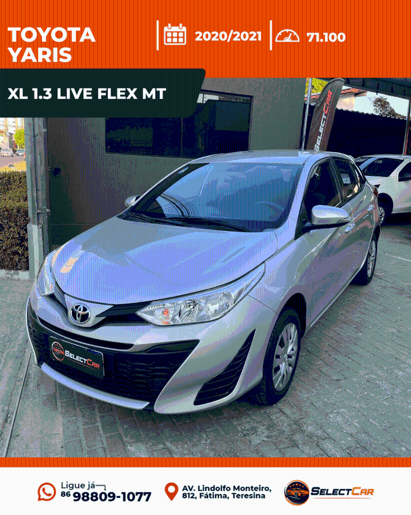 Toyota Yaris 1.3 16V FLEX XL LIVE MULTIDRIVE 2021