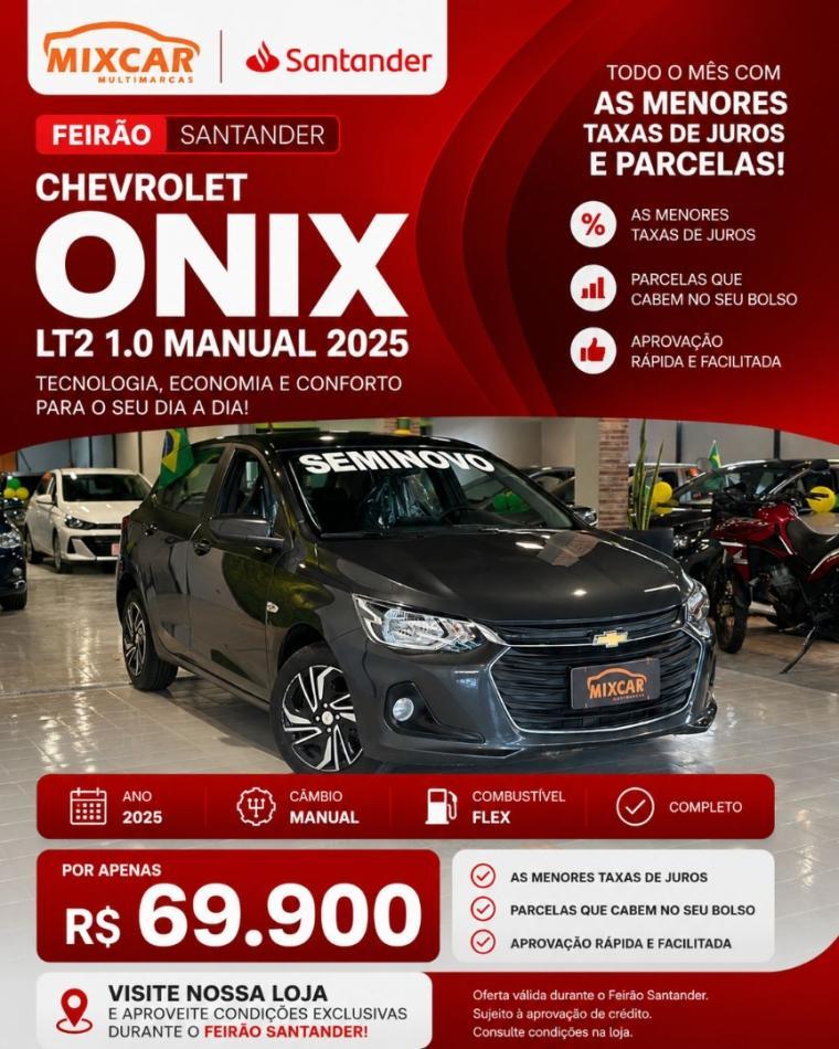Chevrolet Onix ONIX HATCH LT 1.0 12V Flex 5p Mec. 2025