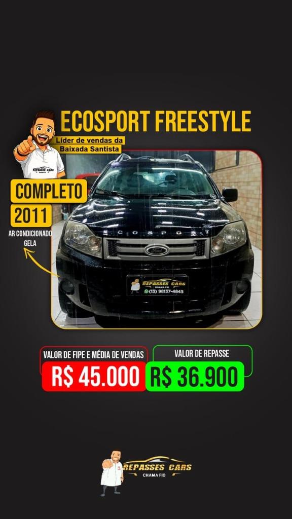 Ford Ecosport 1.6 FREESTYLE 8V FLEX 4P MANUAL 2011