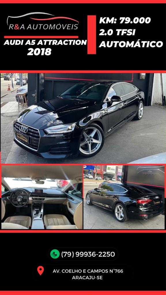 Audi A5 2.0 Tfsi Sback Attraction S Tronic
