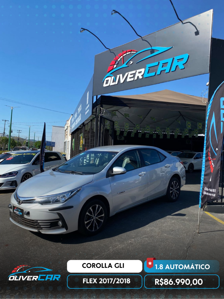 Toyota Corolla Corolla GLi 1.8 Flex 16V Mec. 2018