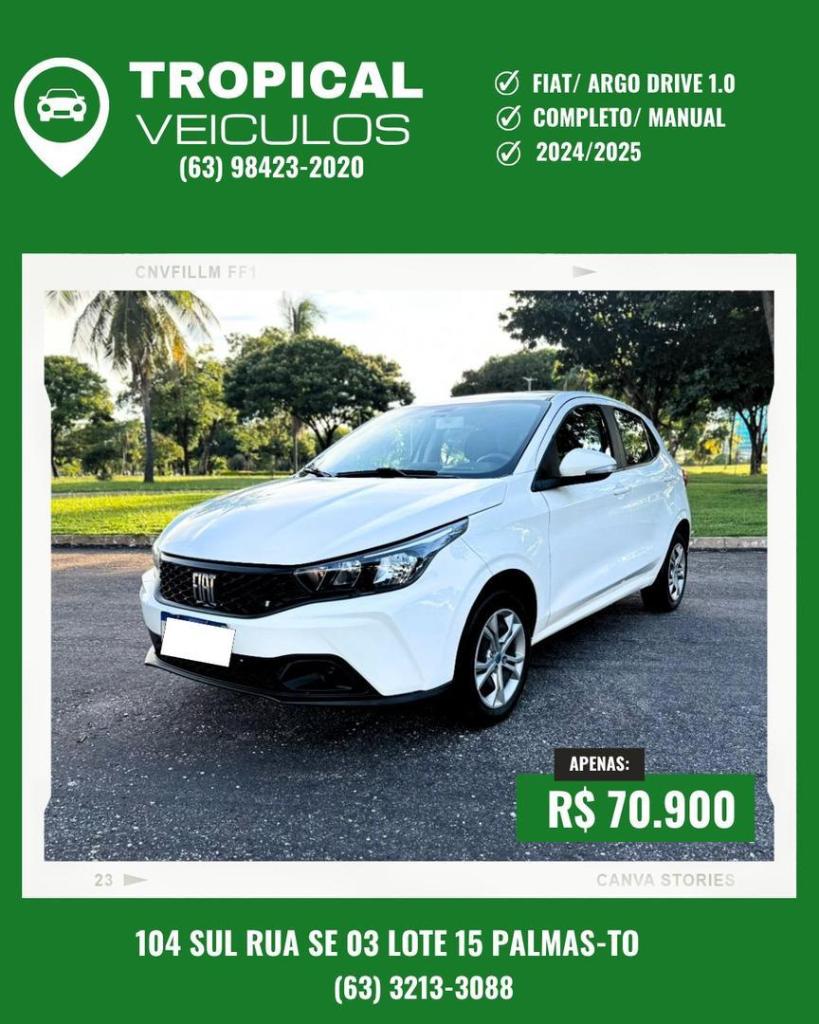 Fiat Argo 1.0 FIREFLY FLEX DRIVE MANUAL 2025