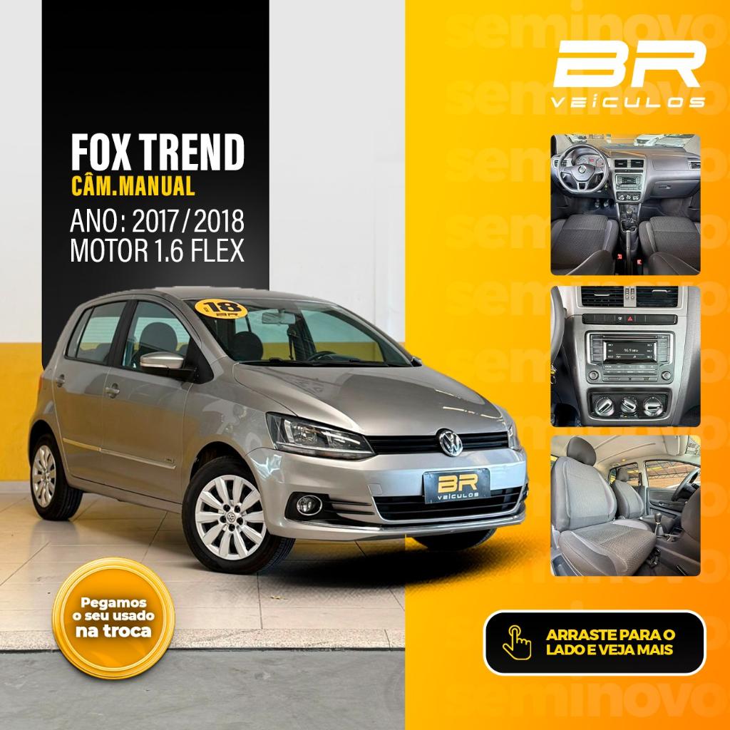 Volkswagen Fox Fox Trendline 1.6 Flex 8V 5p 2018