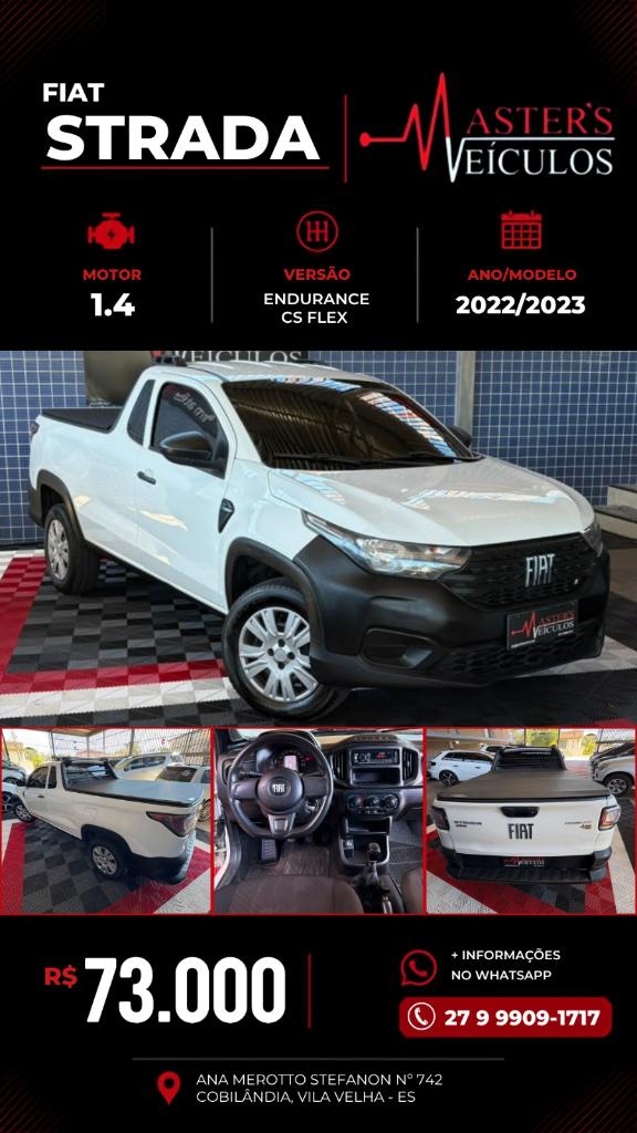 Fiat Strada Strada Endurance 1.4 Flex 8V CS Plus 2023