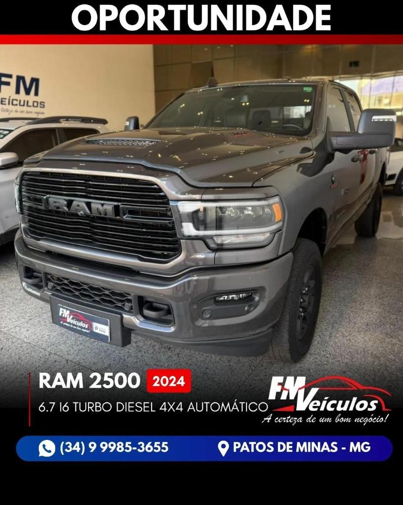 Ram 2500 2500 LARAM. 6.7 NIGHT ED. TB CD 4x4 Die. 2024