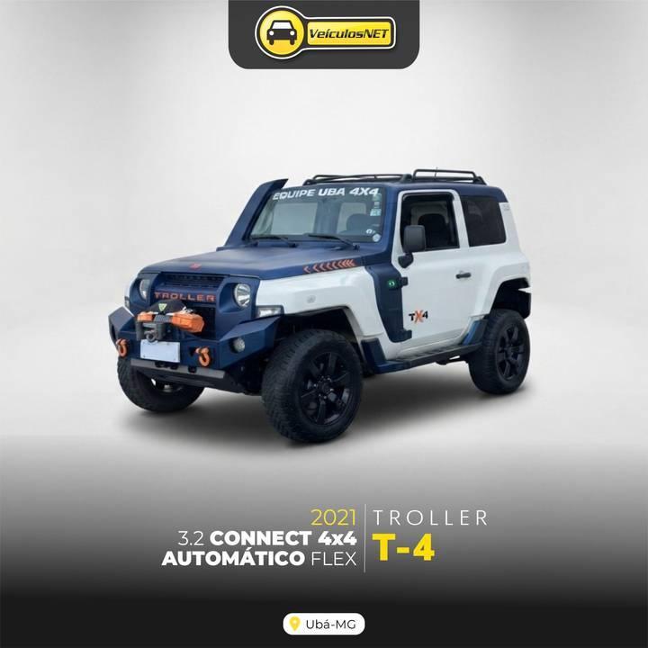 Troller T4 3.2 Tx4 Connect Auto 4wd 2021