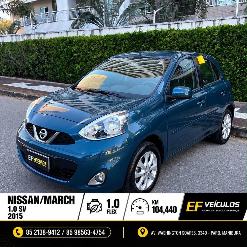 Nissan March 1.0 SV 12V FLEX 4P MANUAL 2015