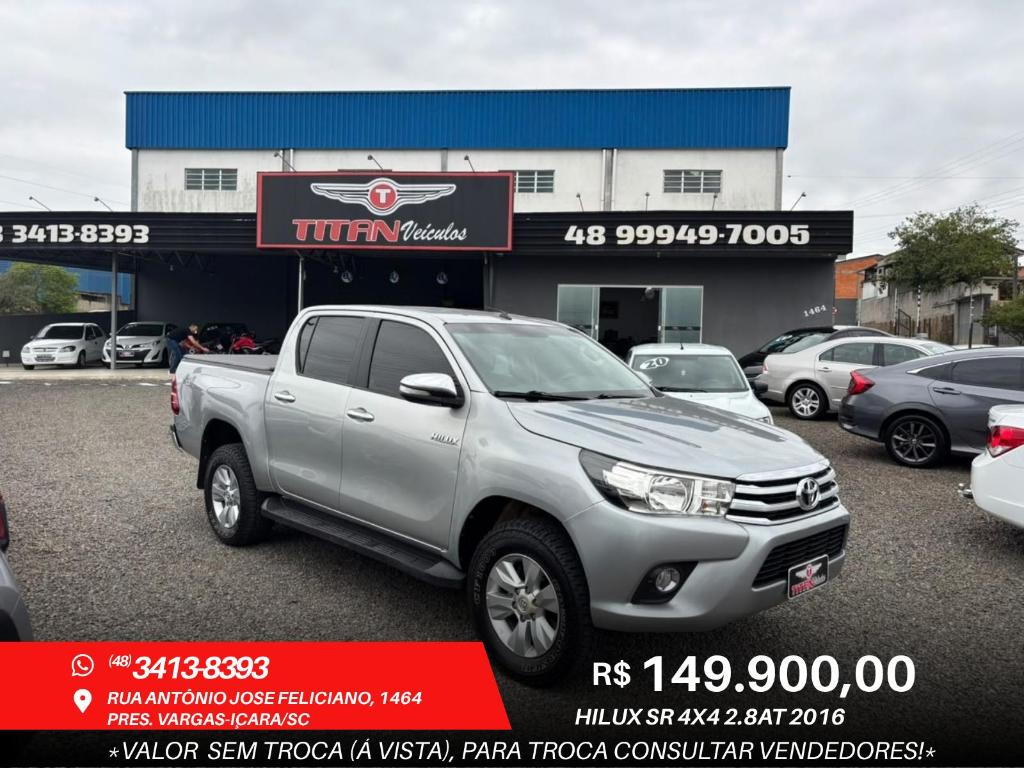 Toyota Hilux Hilux CD SR 4x4 2.8 TDI Diesel Aut. 2016