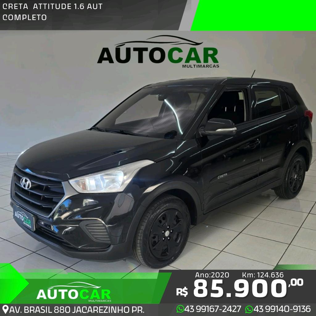 Hyundai Creta Creta Attitude 1.6 16V Flex Aut. 2020