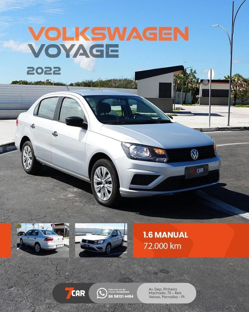 Volkswagen Voyage VOYAGE 1.6 MSI Flex 8V 4p 2022