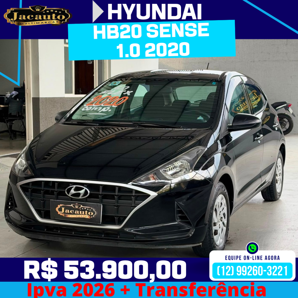 Hyundai Hb20 HB20 Sense 1.0 Flex 12V Mec. 2020