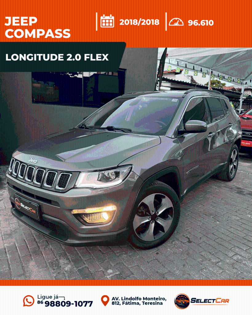 Jeep Compass COMPASS LONGITUDE 2.0 4x4 Dies. 16V Aut. 2018