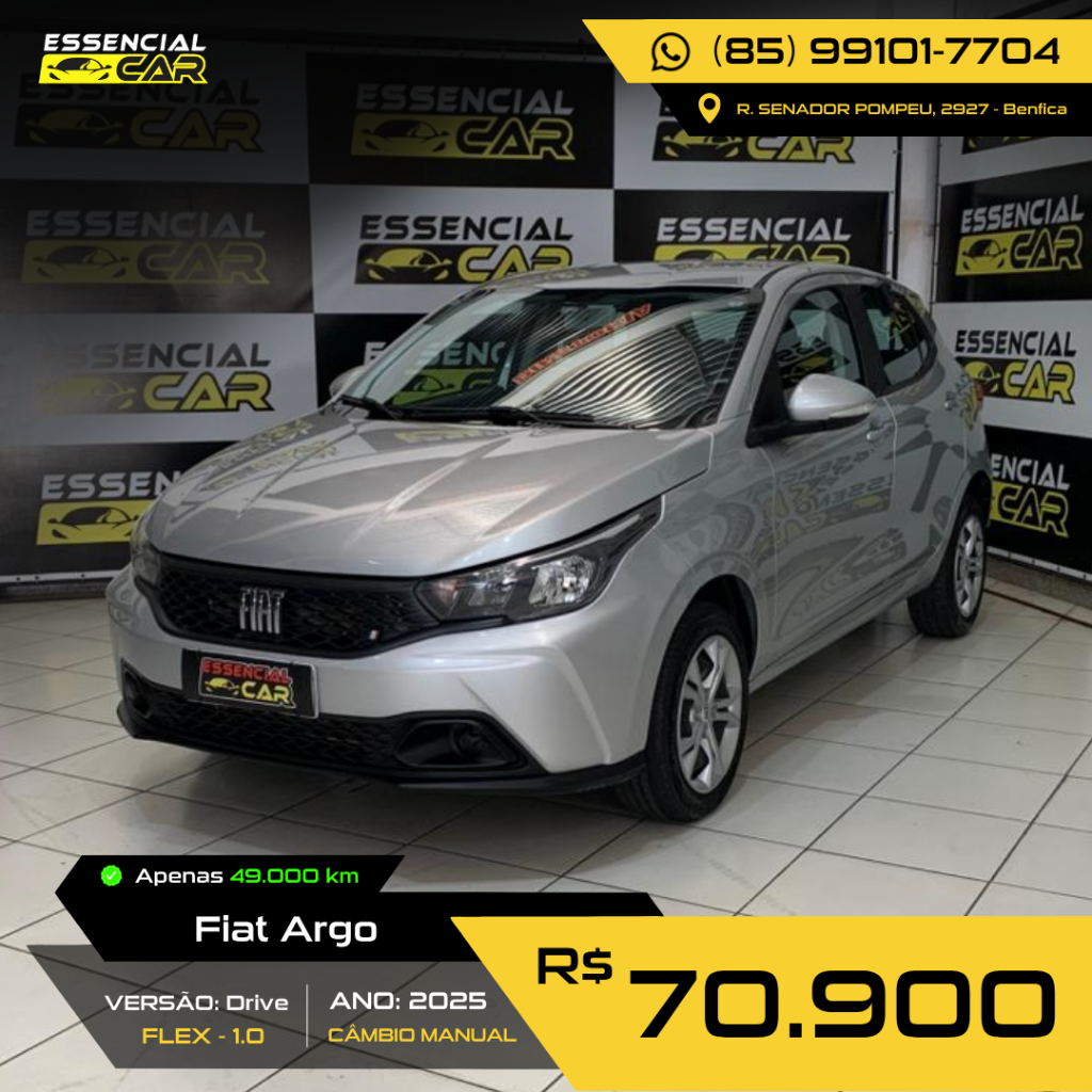 Fiat Argo ARGO DRIVE 1.0 6V Flex 2025