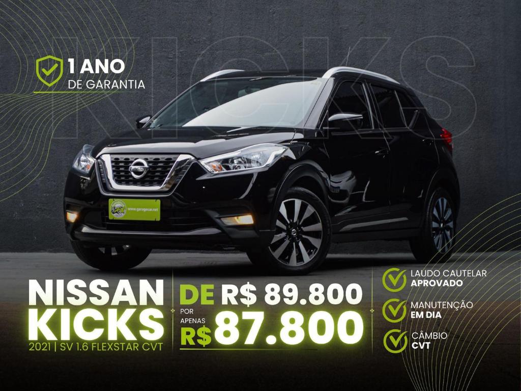 Nissan Kicks KICKS SV 1.6 16V FlexStar 5p Aut. 2021