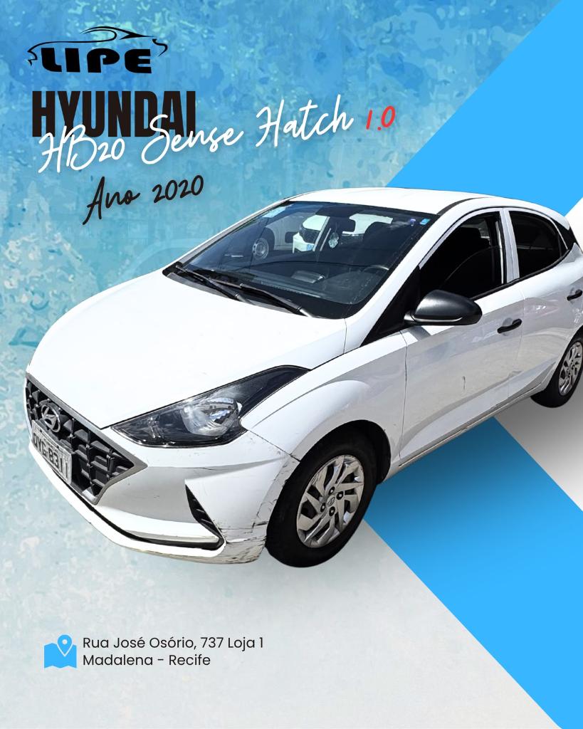 Hyundai Hb20 HB20 Sense 1.0 Flex 12V Mec. 2020