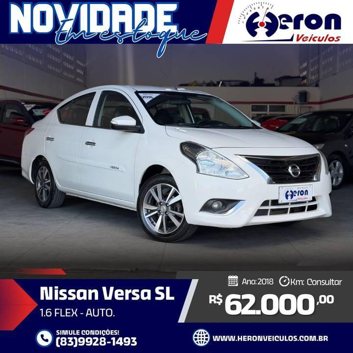 Nissan Versa SL 1.6 16V CVT 2018