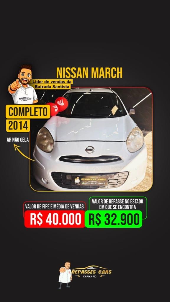 Nissan March 1.0 16V FLEX FUEL 5P 2014
