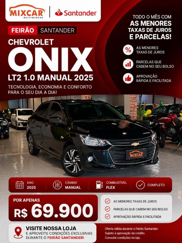 Chevrolet Onix ONIX HATCH 1.0 12V Flex 5p Mec. 2025