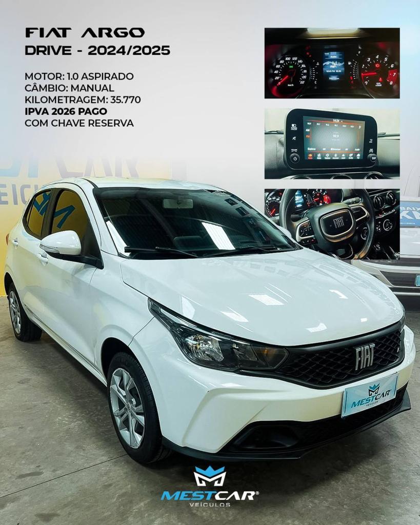 Fiat Argo 1.0 FIREFLY FLEX DRIVE MANUAL 2025