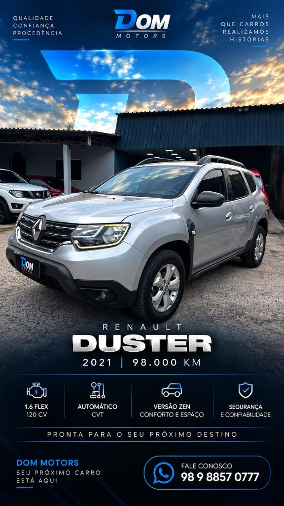 Renault Duster ZEN 1.6 16V SCE CVT X-TRONIC 2021