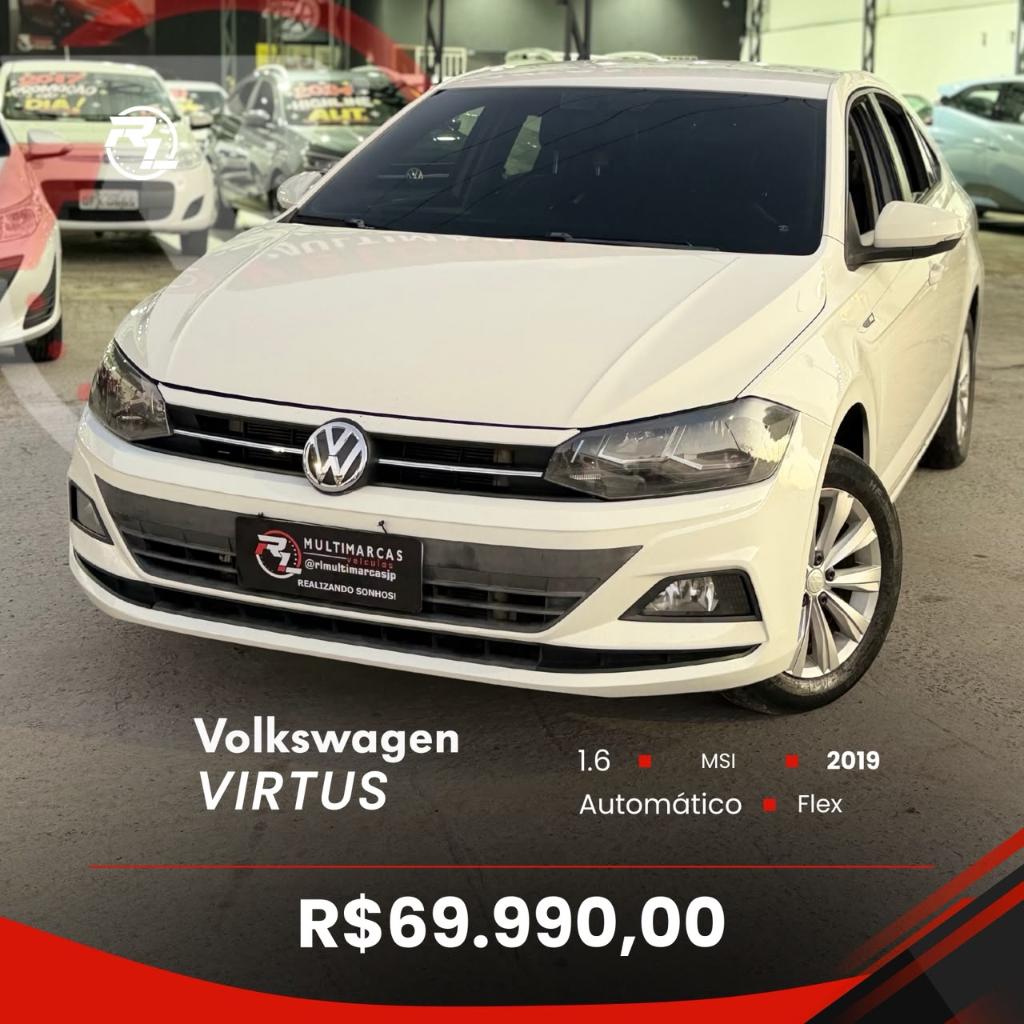 Volkswagen Virtus 1.6 MSI SENSE TOTAL FLEX AUTOMÁTICO 2019