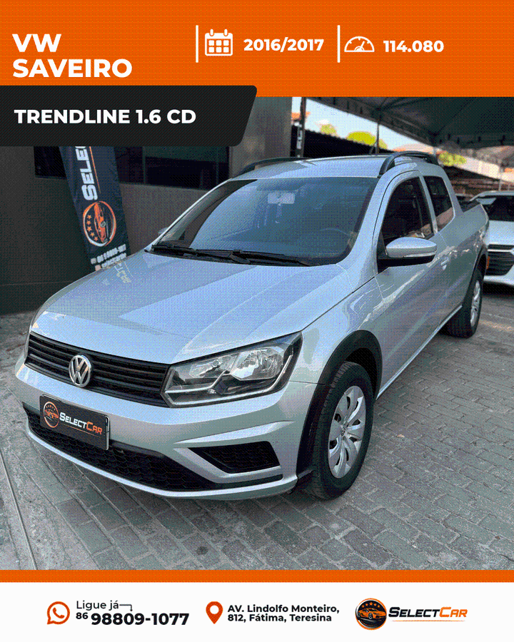 Volkswagen Saveiro TRENDLINE 1.6 TOTAL FLEX 16V 2017