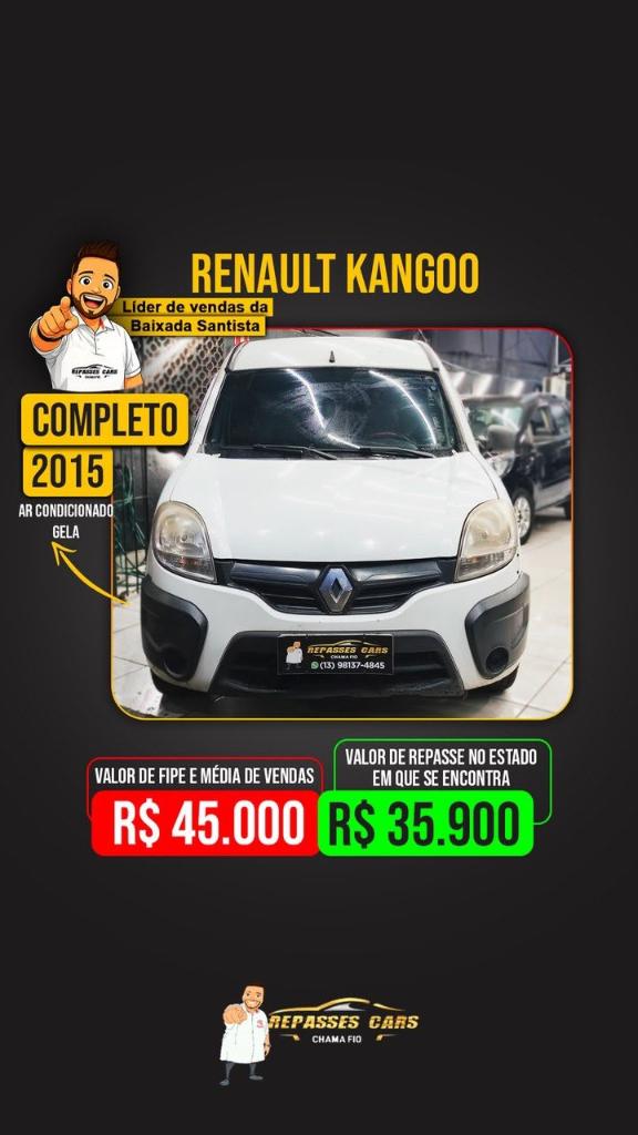 Renault Kangoo Express 1.6 16v Hi Flex Sem Porta Lateral