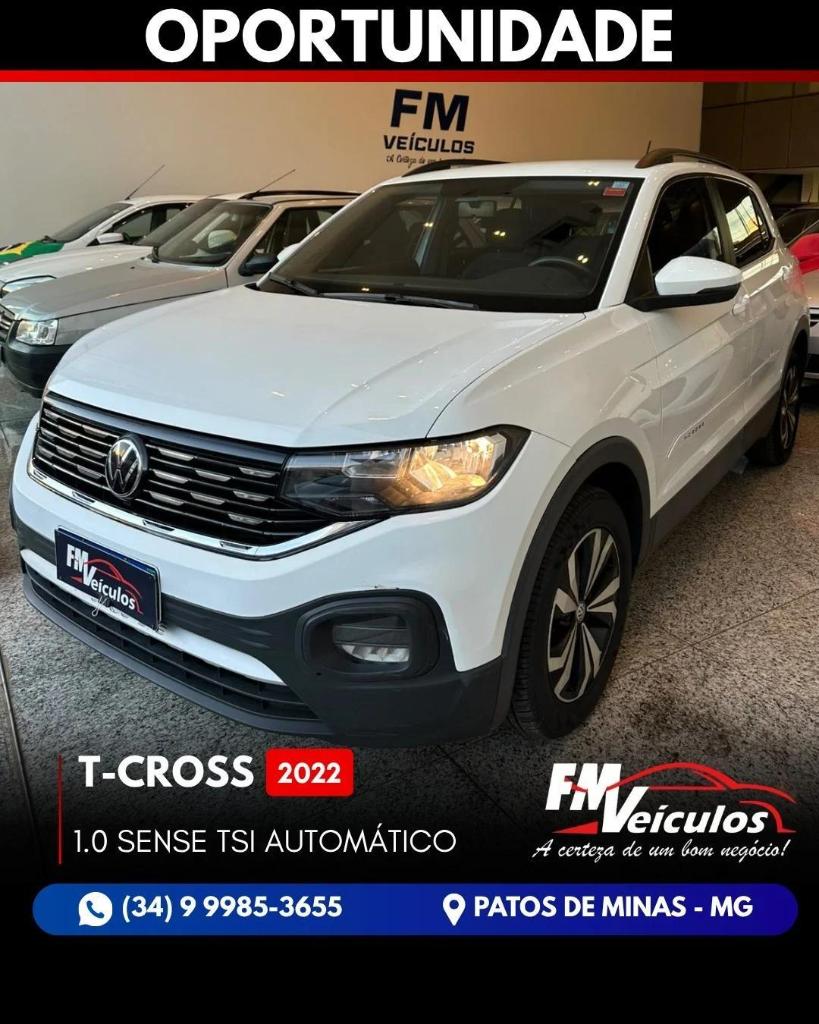 Volkswagen T-Cross T-Cross Sense 200 TSI 1.0 Flex 5p Aut. 2022