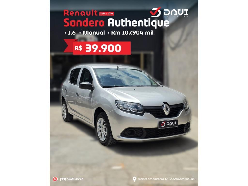 Renault Sandero 1.0 12V SCE FLEX AUTHENTIQUE MANUAL 2017