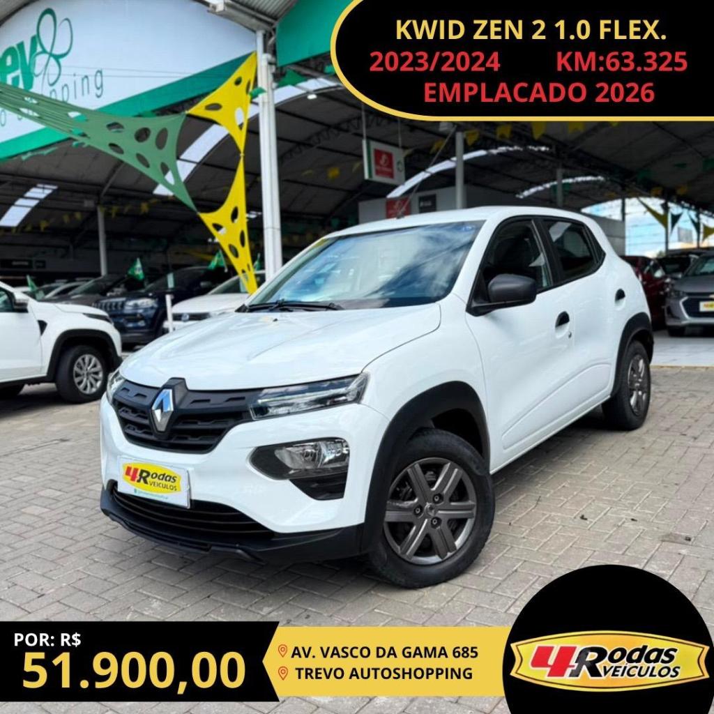 Renault Kwid KWID Zen 1.0 Flex 12V 5p Mec. 2024