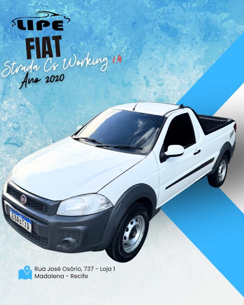 Fiat Strada STRADA WORKING HARD 1.4 FIRE FLEX 8V CS 2020