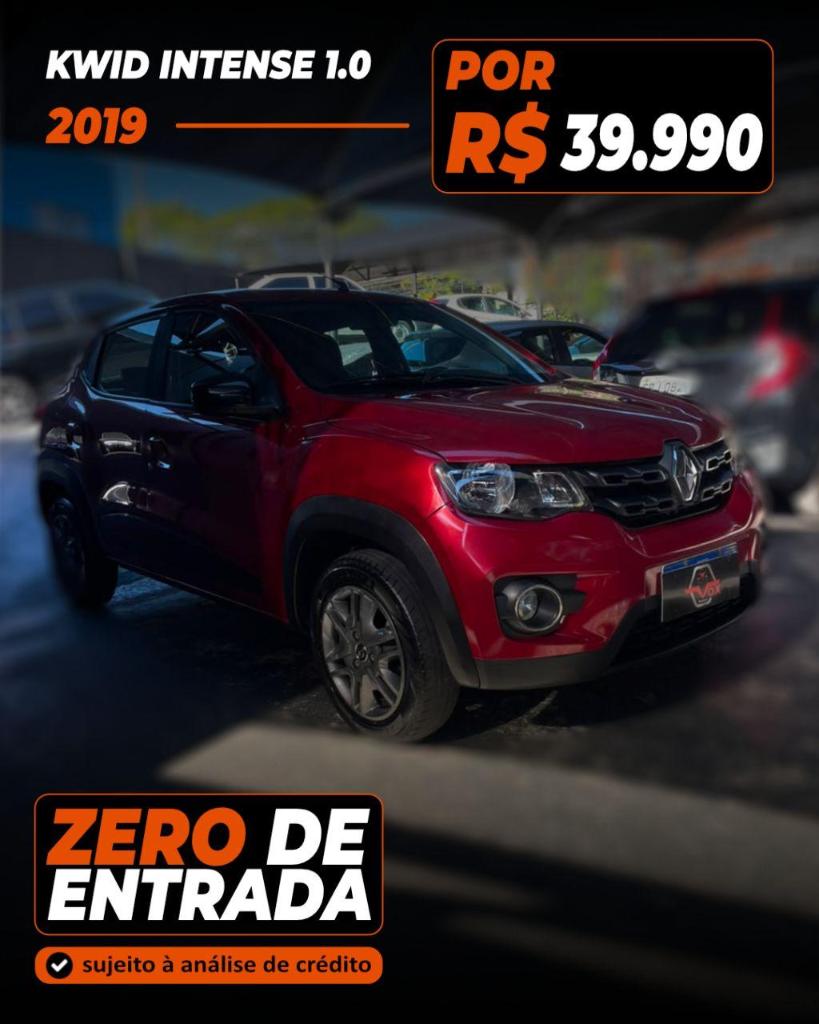Renault Kwid KWID Intense 1.0 Flex 12V 5p Mec. 2019