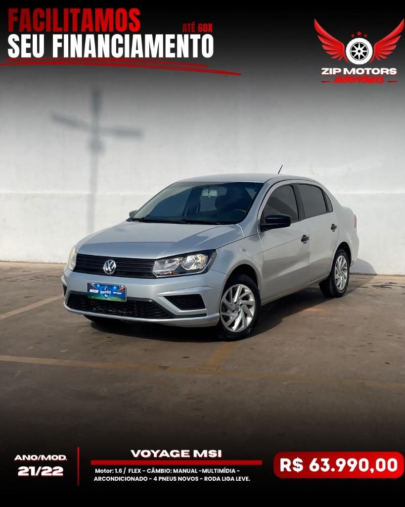 Volkswagen Voyage VOYAGE 1.6 MSI Flex 8V 4p 2022