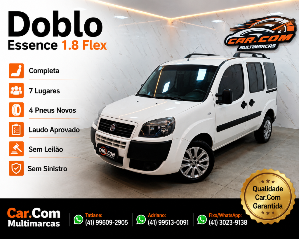 Fiat Doblo Doblo ESSENCE 1.8 Flex 16V 5p 2019