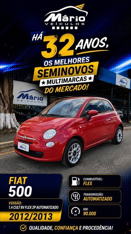 Fiat 500 CULT 1.4 DUALOGIC FLEX 2013